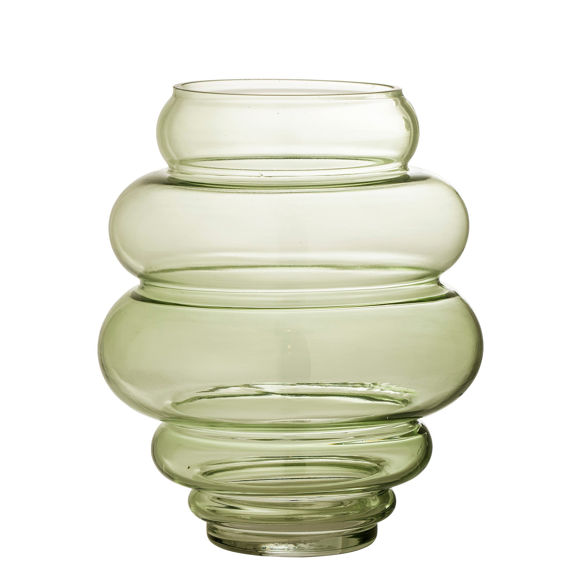 Bloomingville Vase Glas grün Annhelene 24cm