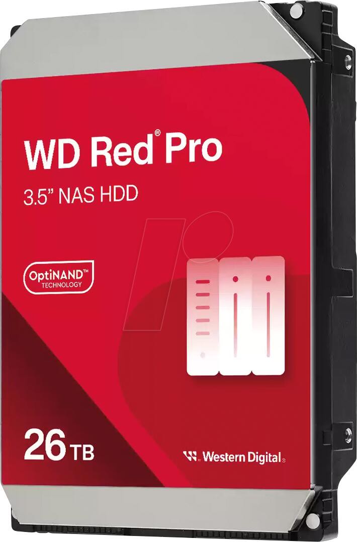 WD Red Pro NAS Festplatte 26TB, 512 MB