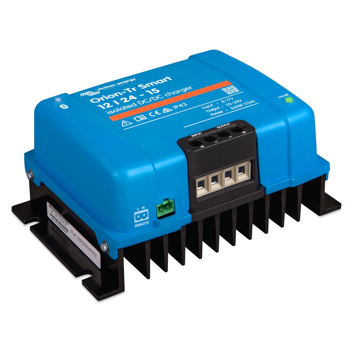Victron Orion-Tr 0% MwSt §12 III UstG Smart 12/24 15A (360W) DC/DC Ladegerät für Blei- und Lithium Akkus isoliert