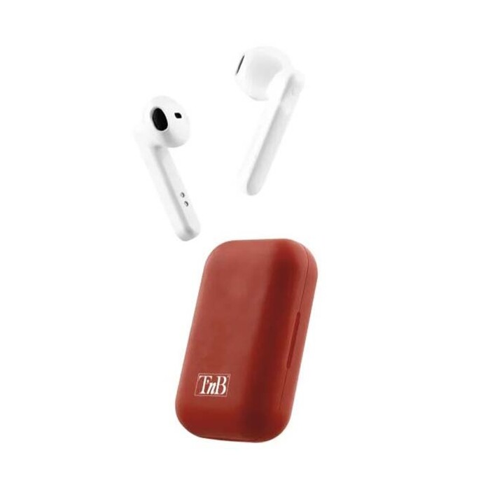 T'nB Shiny True Wireless In-Ear-Kopfhörer weiß/rot