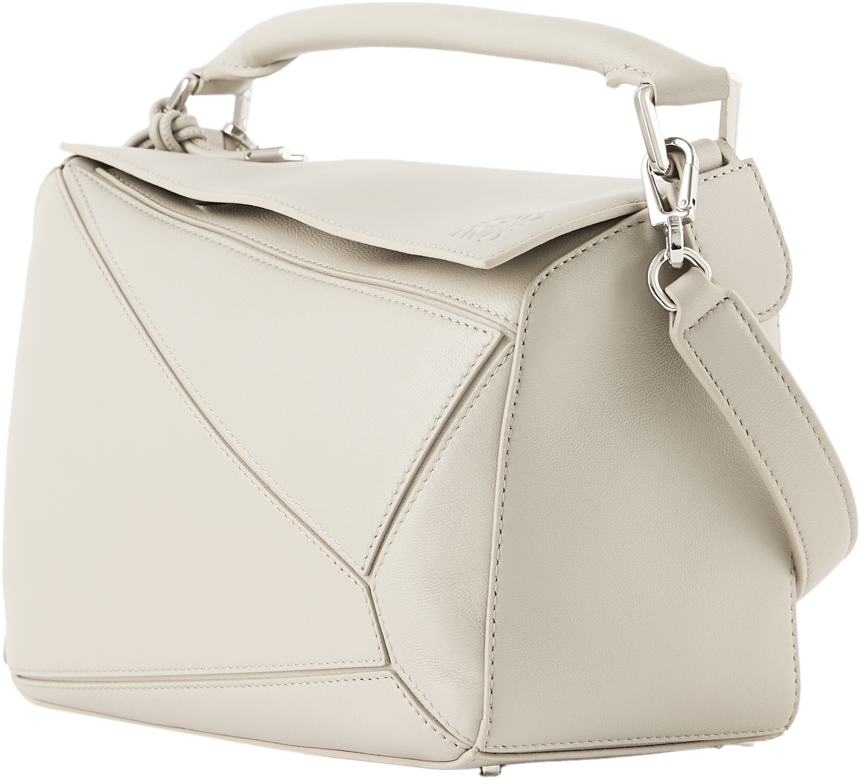 Handtasche 'Puzzle Featherlight Small' Shell Grey