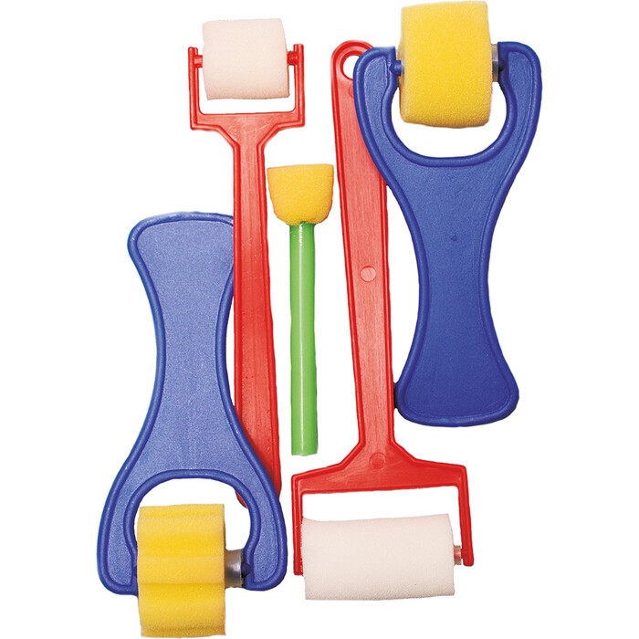 ELCO-PINSEL Schaumstoffpinsel-Set 5 Teile bunt