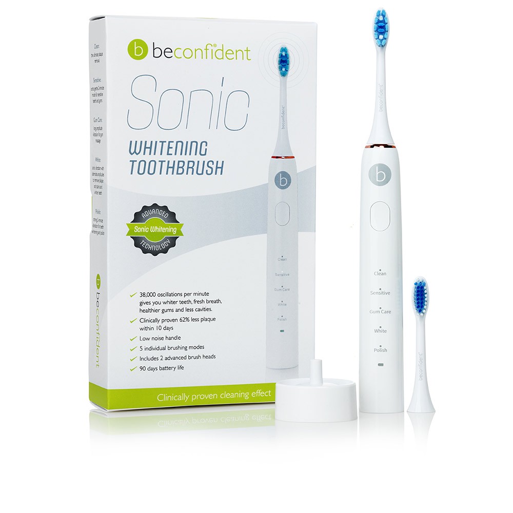 Sonic elektrische Whitening-Zahnbürste #weiß/roségold 1 Stück