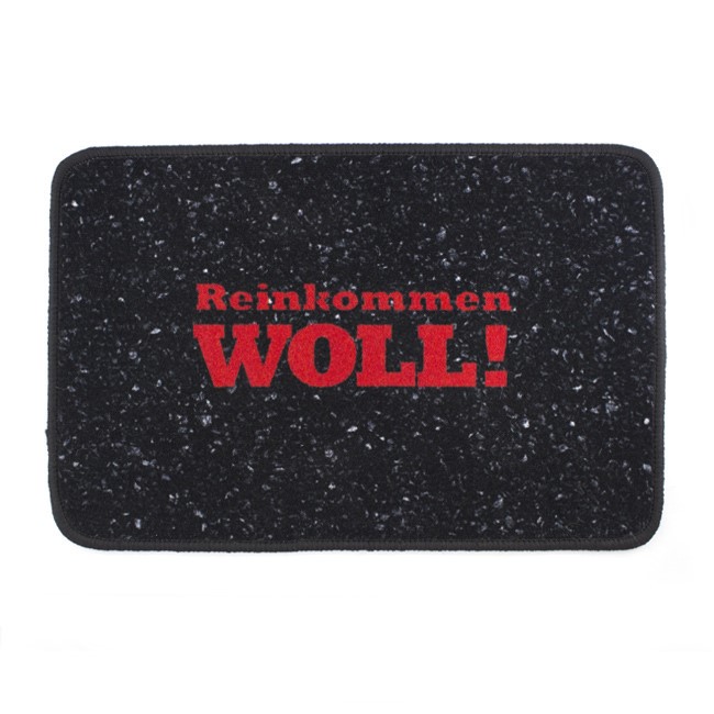 Fußmatte Reinkommen WOLL!