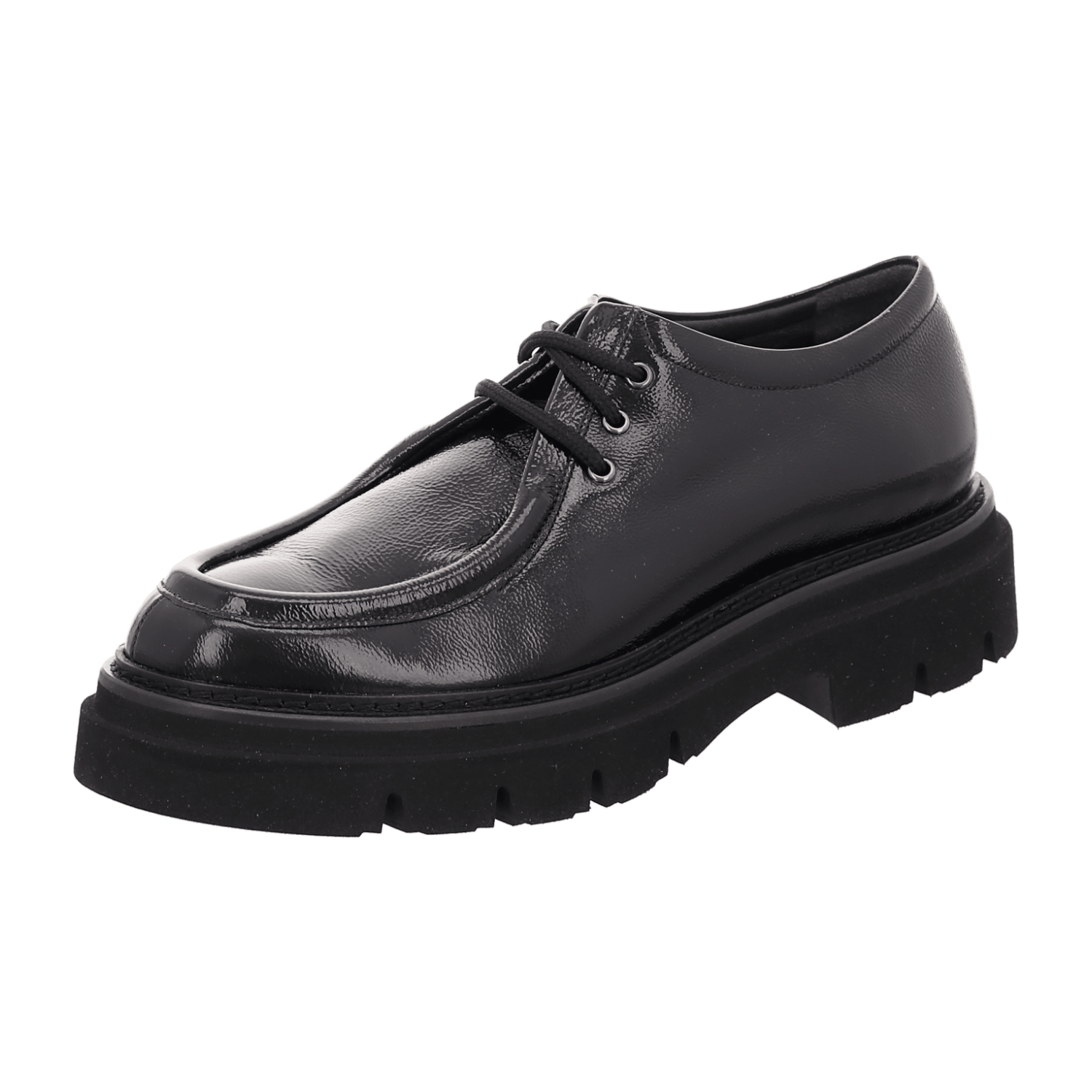 Luca Grossi Mokassin Schnürer für Damen, schwarz, Gr. 38 ½ EU