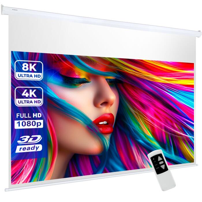 ESmart Germany Akustik-Motor Leinwand MIMOTO 295 x 165 cm (133
