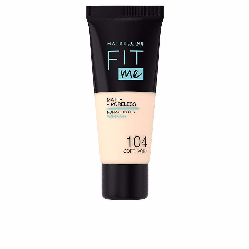 Fit ME! Foundation matte+poreless #104-soft ivory