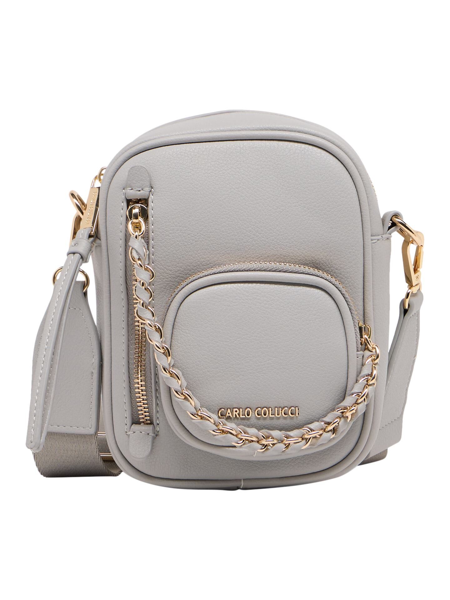 Carlo Colucci Tasche mit Kette - Grau