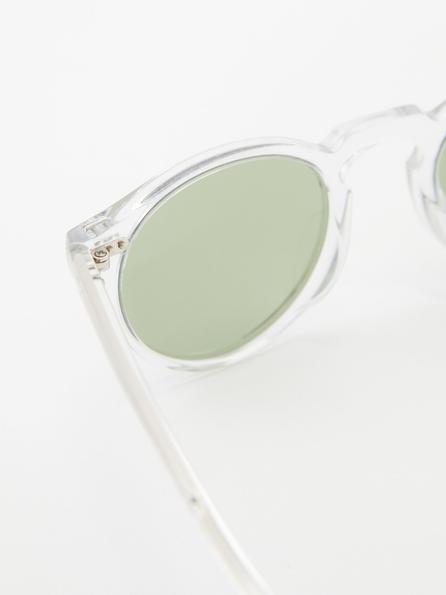 Sonnenbrille 'Gregory Peck' Grün/Transparent