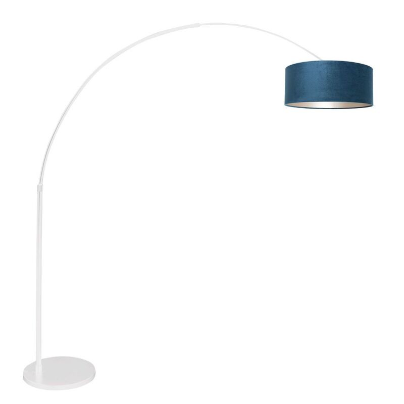 Steinhauer Bogenleuchte Sparkled Light weiß verschiedene Variationen blau (Velours)