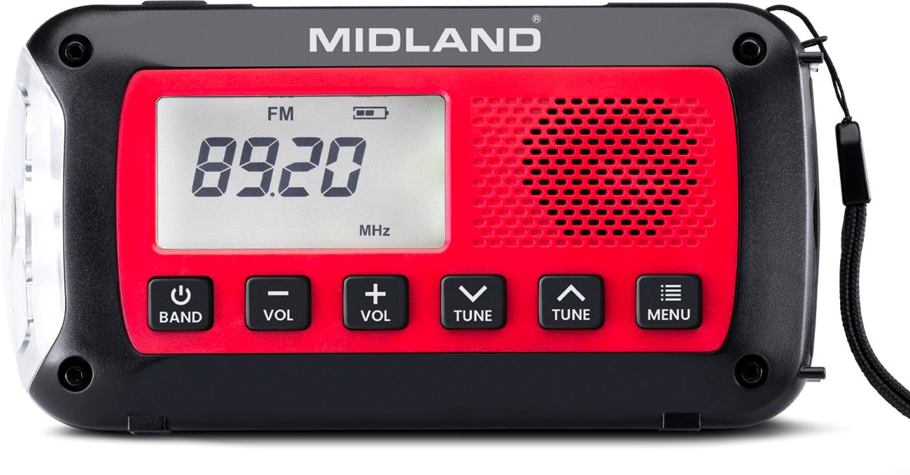 Midland ER100, radio awaryjne / powerbank