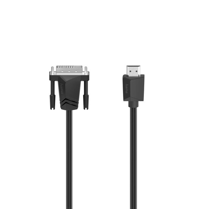 HAMA Video-Kabel, DVI-Stecker auf HDMI-Stecker Ultra-HD 4K 1,5 m