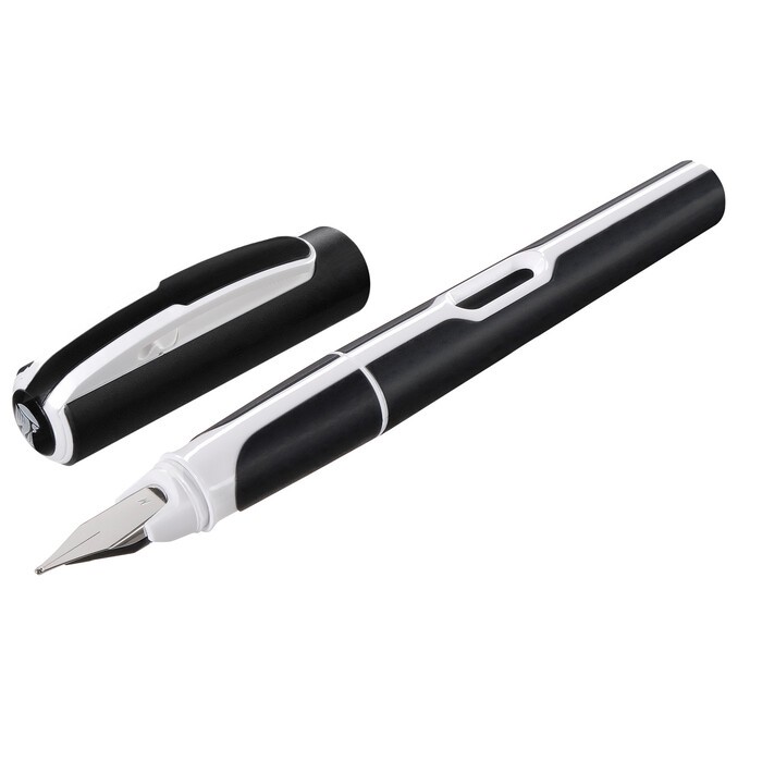 PELIKAN Füllhalter Style M universell schwarz/weiß