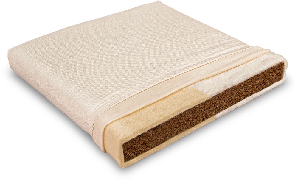 CocoLana Kindermatratze mit Wollabdeckung 70x140 von Baumberger