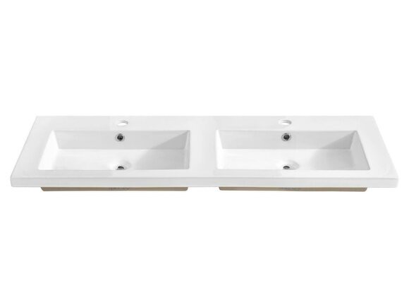 Doppel Waschbecken Keramik Waschtisch Waschbecken Aufsatzwaschtisch