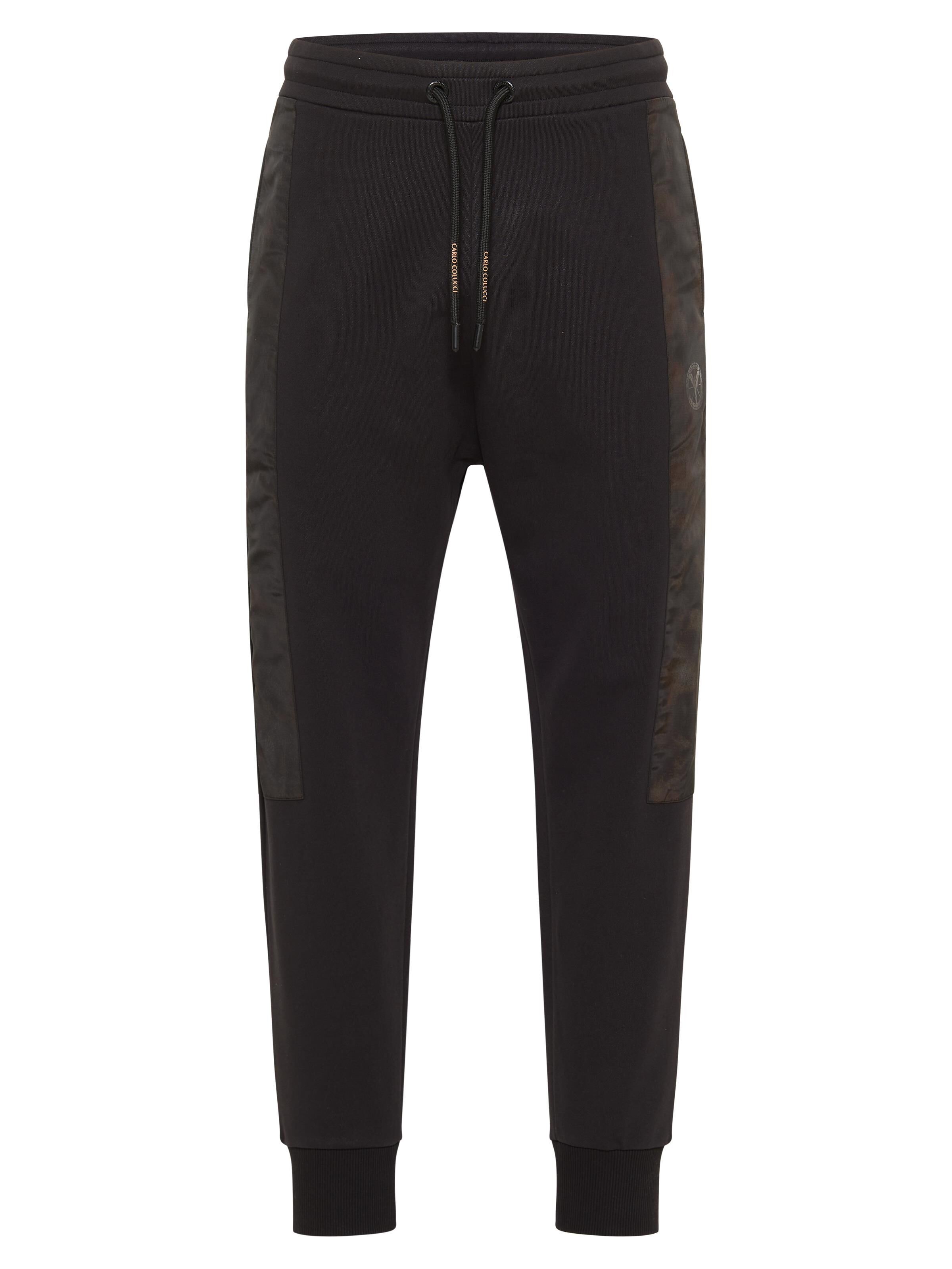 Carlo Colucci Oversize Jogger - M Schwarz Schwarz