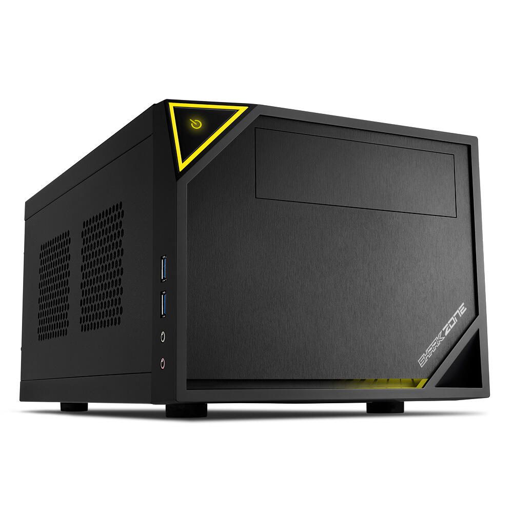 Sharkoon PC Gehäuse SHARK ZONE C10 Mini-ITX schwarz