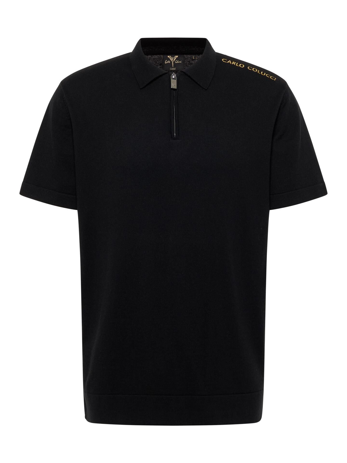 Carlo Colucci Poloshirt - Carat - Schwarz Schwarz XXL XXL