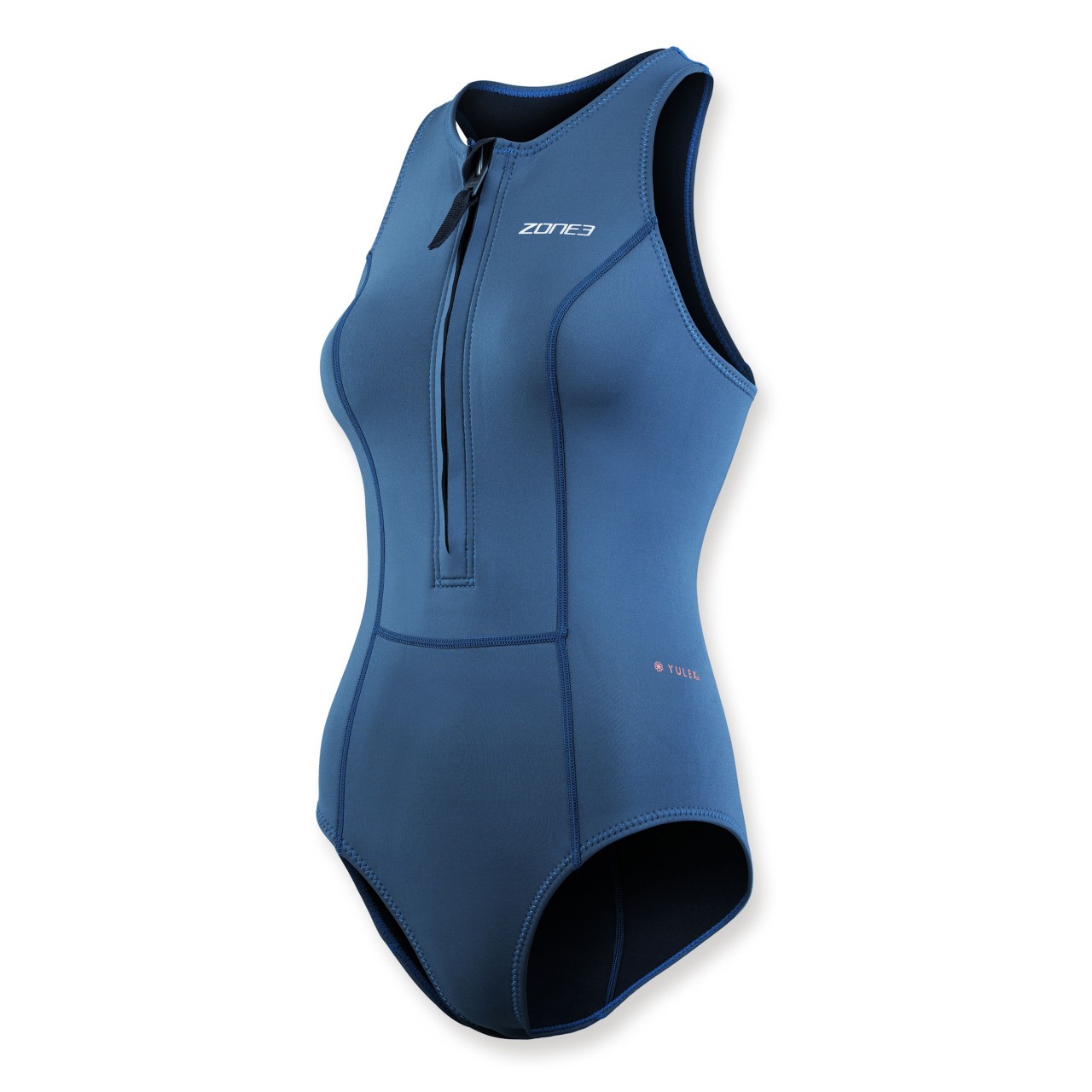 Zone3 Freiwasser-Schwimmanzug Yulex Sleeveless blau - Damen Badeanzug 