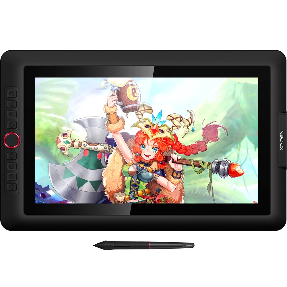 XPPen Artist 15.6 Pro Drawing Tablet with 88% NTSC Color Accuracy, Supports 60 Degrees of the Tilt