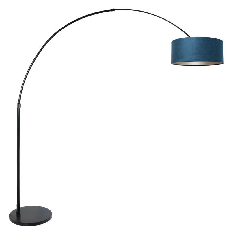 Steinhauer Bogenleuchte Sparkled Light schwarz verschiedene Variationen blau (Velours)