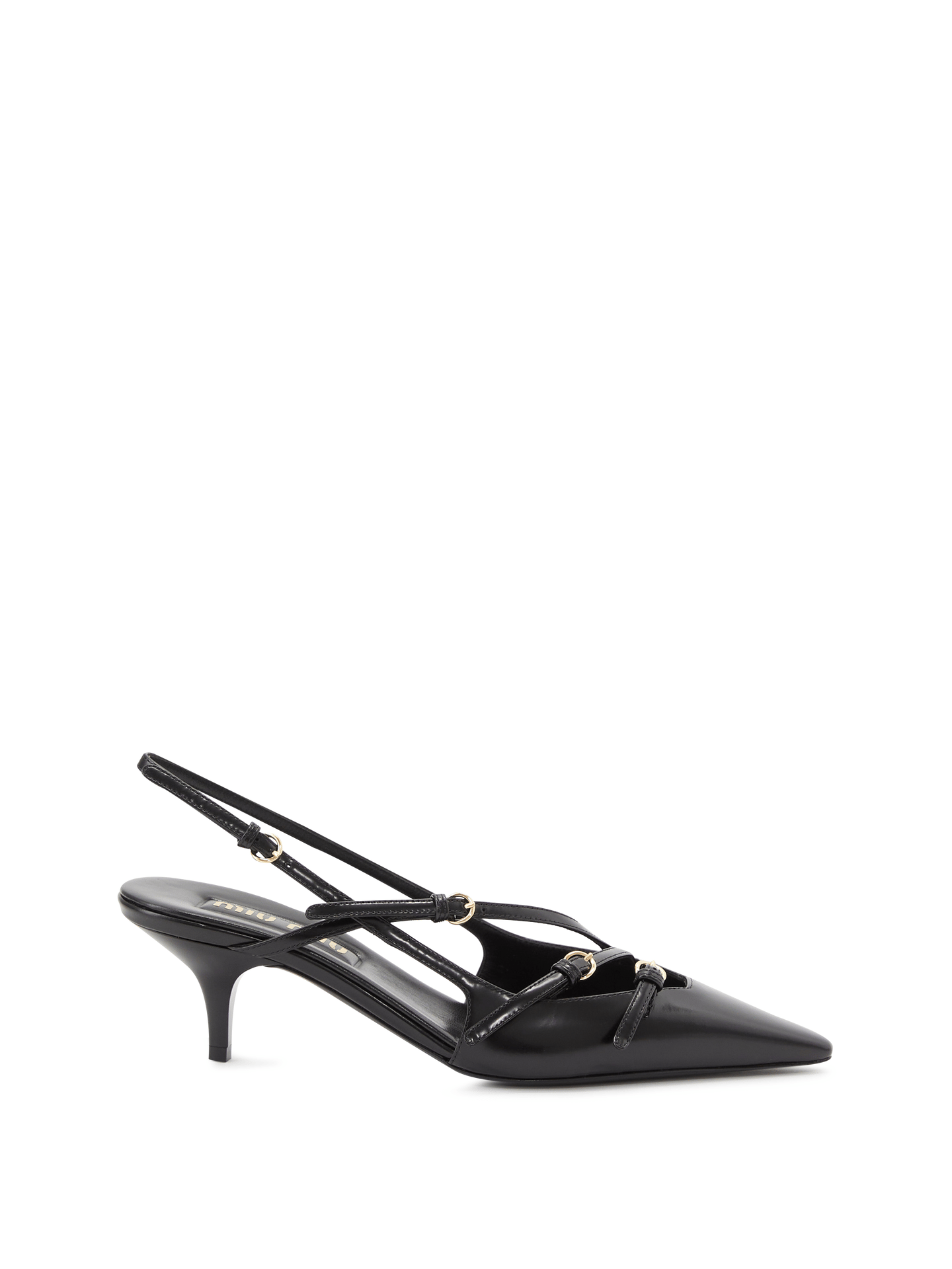 Slingback-Pumps Schwarz