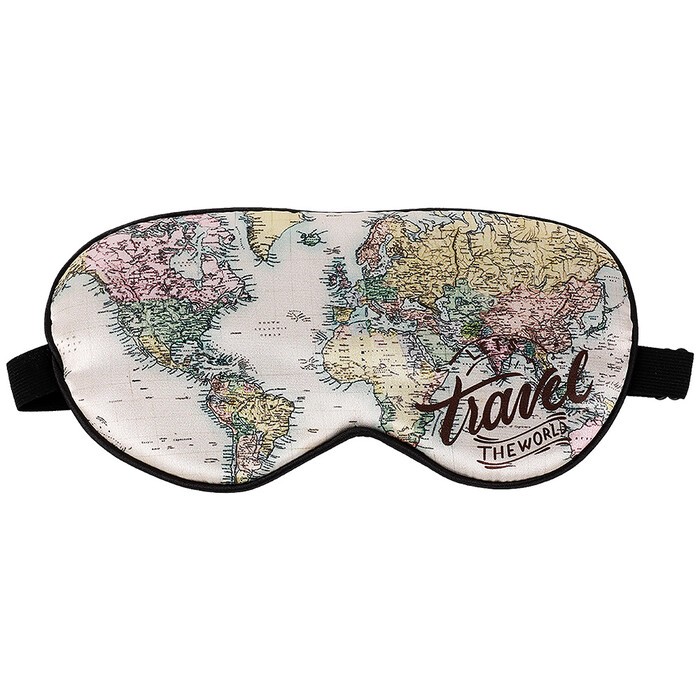 I-TOTAL Schlafmaske Serie Travel bunt