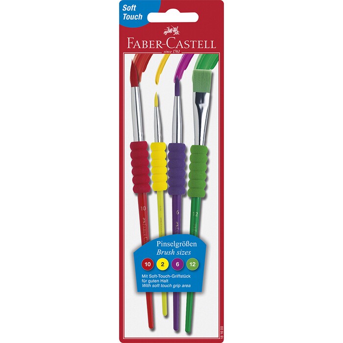 FABER-CASTELL Pinsel-Set 4-teilig