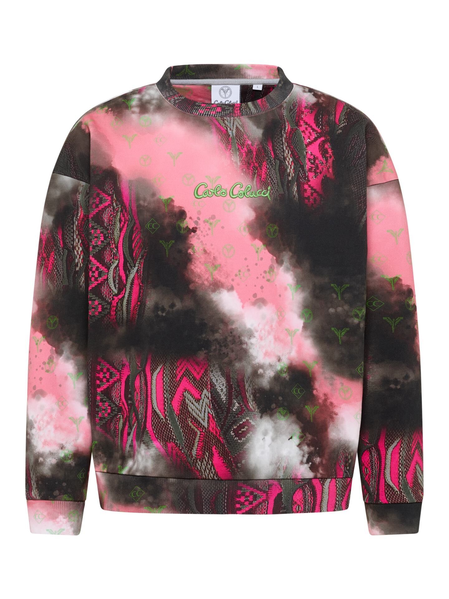 Oversize Sweatshirt - Sprayed knit