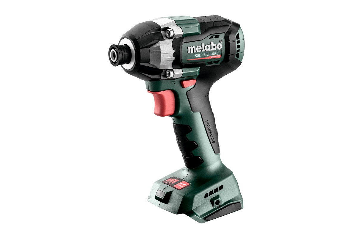 Pilote d'impact Metabo SSD 18 LT 200 BL; 18 V (sans batterie et chargeur)