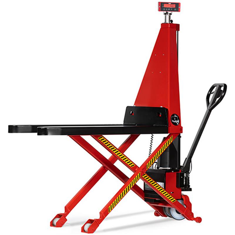 Ravas 3200 Scherenhubwagen mit Waage elektrisch / manuell 1000 kg / 1 kg 500 kg / 0,5 kg Hub: 74 cm – Wiegehubwagen mit Schere kaufen