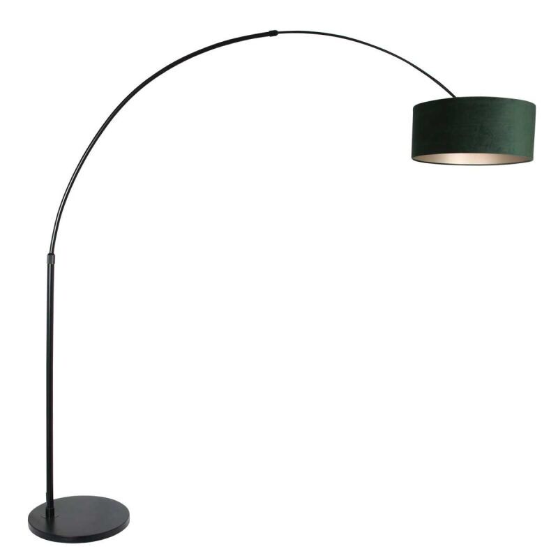 Steinhauer Bogenleuchte Sparkled Light schwarz verschiedene Variationen grün (Velours)