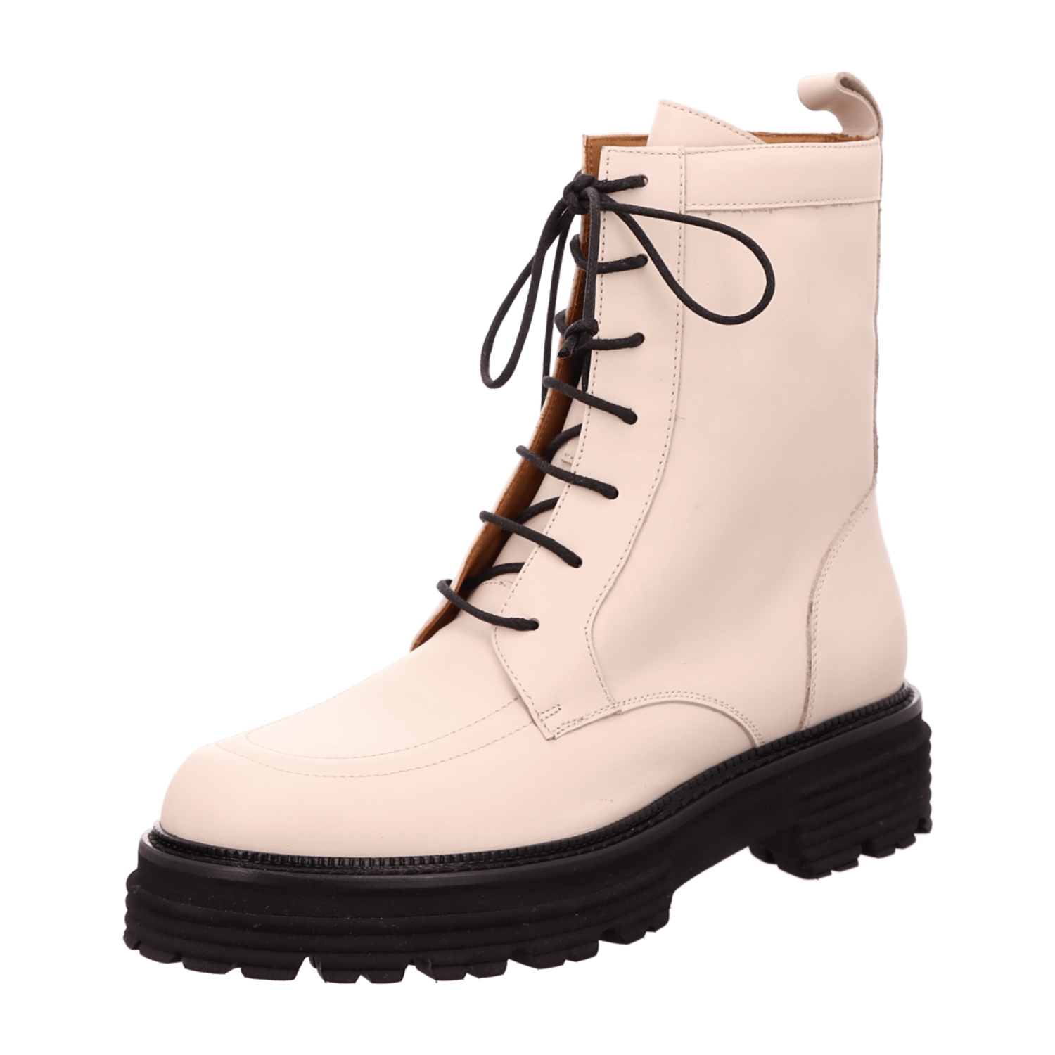 Thea Mika Schnürboot Plateau Offwhite für Damen, beige, Gr. 39 EU