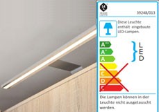 LED Schrankbeleuchtung Fineline chromfarbig