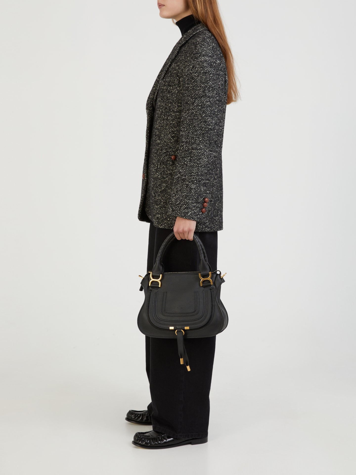 Handtasche 'Marcie Small' Schwarz