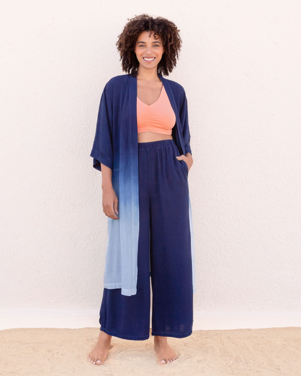 Jaya Organics Yogahose Sky - Dark Indigo L