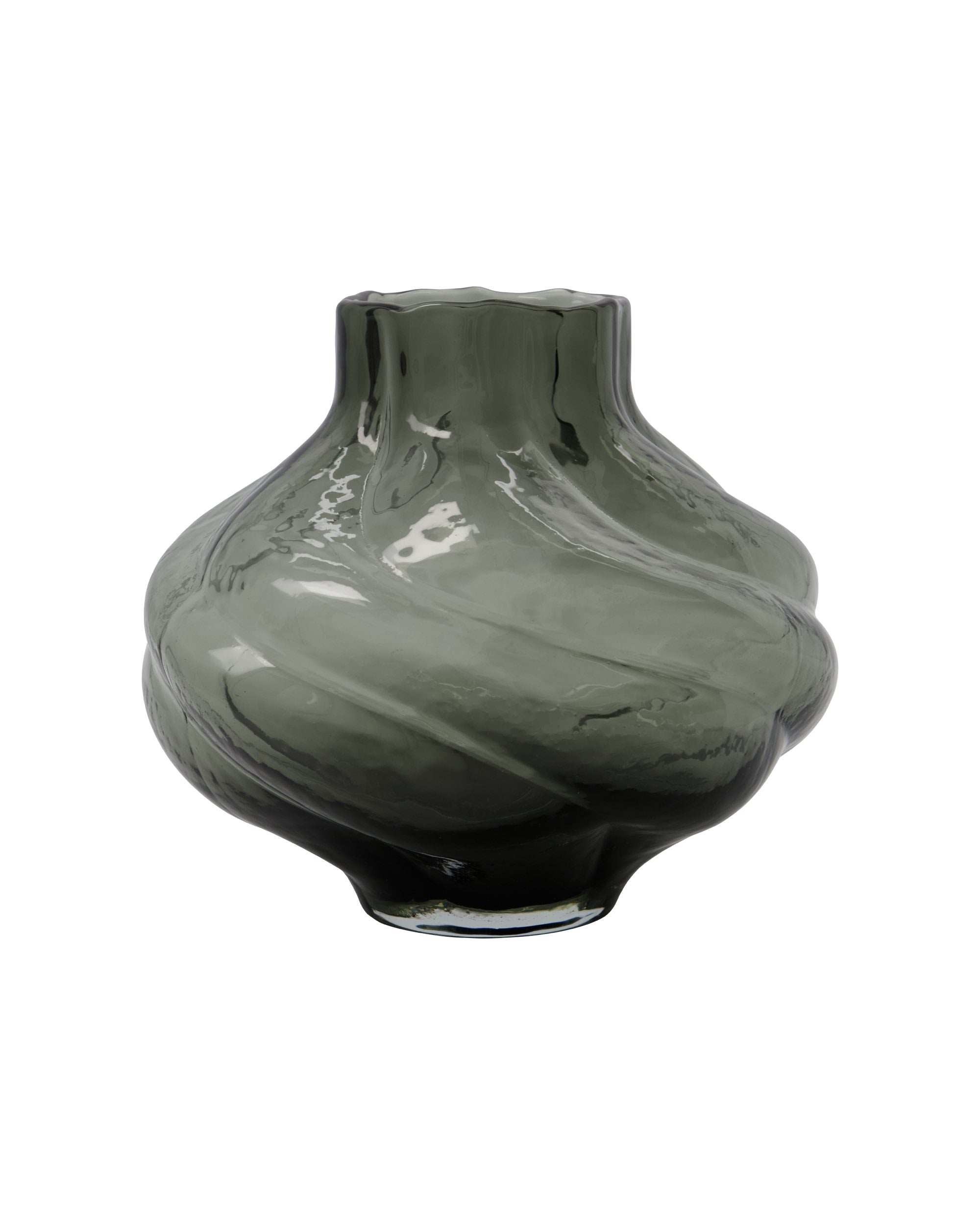 House Doctor Vaas Turn gerookt grijs glas 20cm