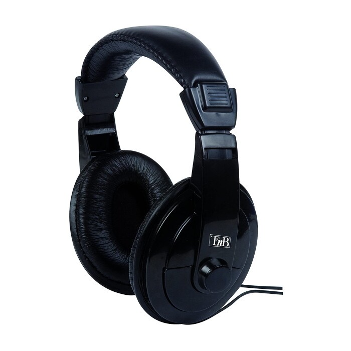T'nB HiFi-Kopfhörer mit 8m langen Kabel, schwarz
