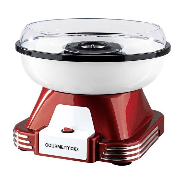 GOURMETMAXX Zuckerwatte-Maschine 500 Watt rot/weiß