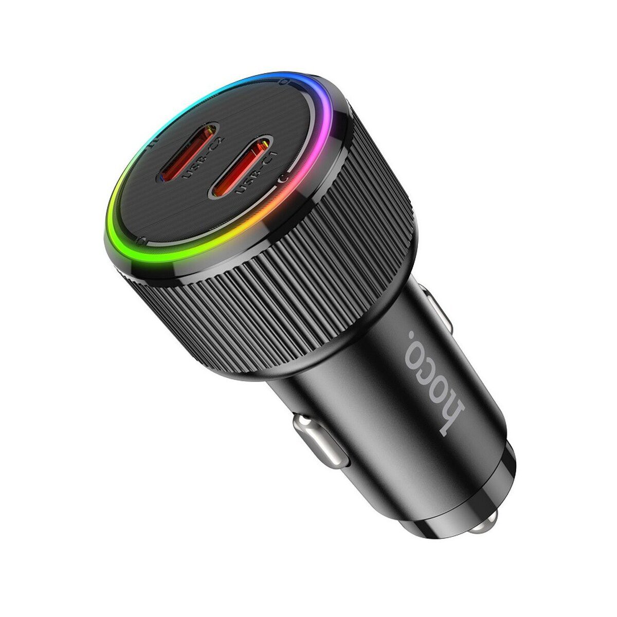 HOCO Autoladegerät NZ14B 50W 2x USB-C PD QC Schnellladung