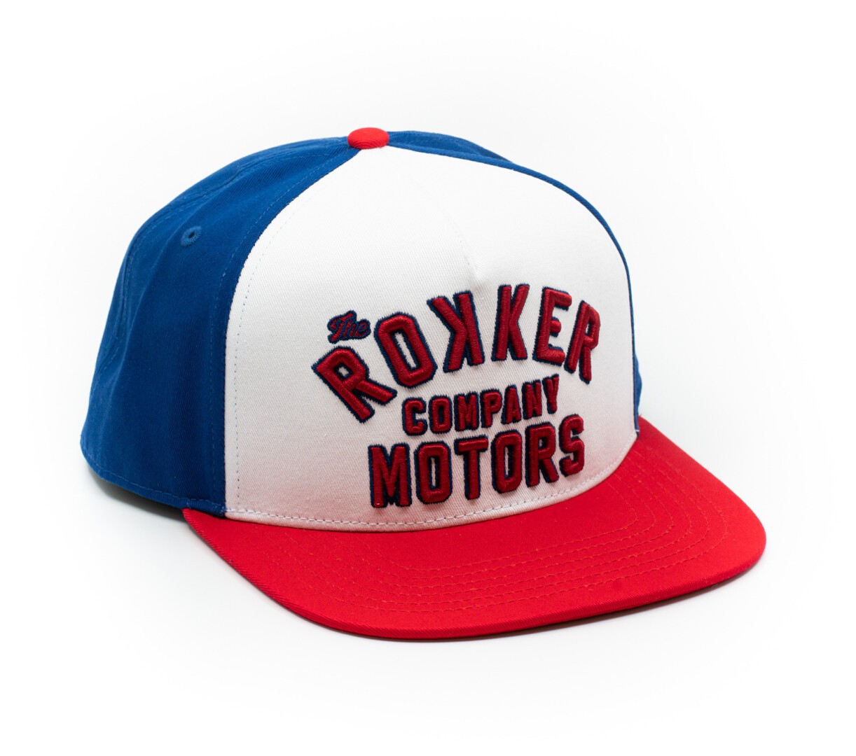Rokker Motors Snapback Cap, white-blue for Men