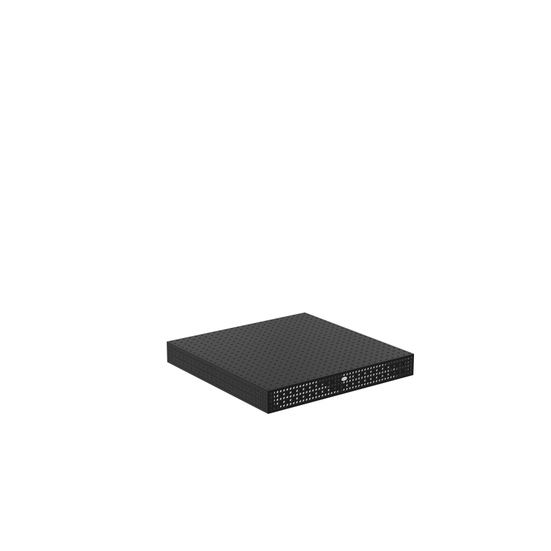 Schweißtisch Professional Extreme 8.7 PLUS - 1200x1200x150 Plasmanitriert
 + 4x Fuß mit Bodenverankerung 700 für PLUS Tisch
