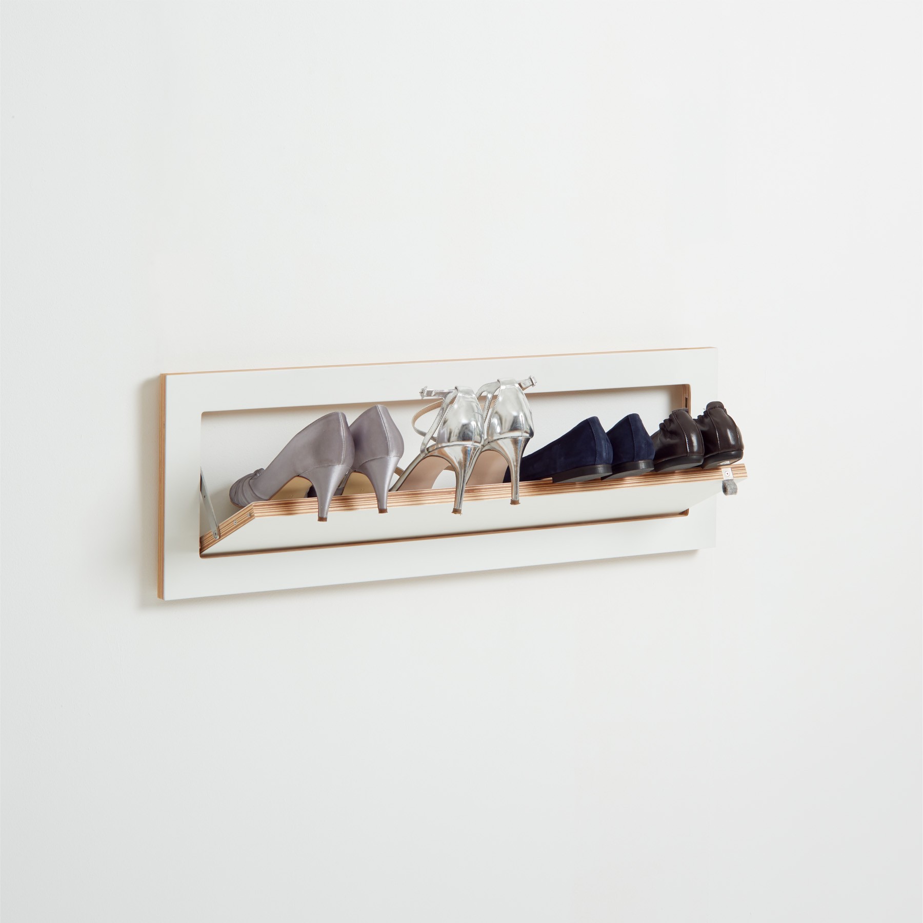 Fläpps Regal 80x27-1 Schuhregal – Weiß