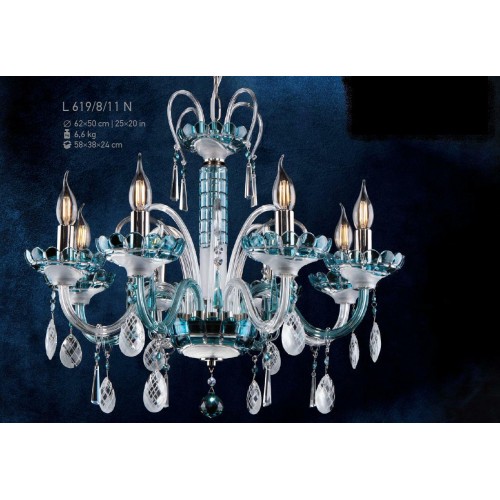 Kristall Leuchte Kronleuchter Lampe Abdeckung Bohemia Decke