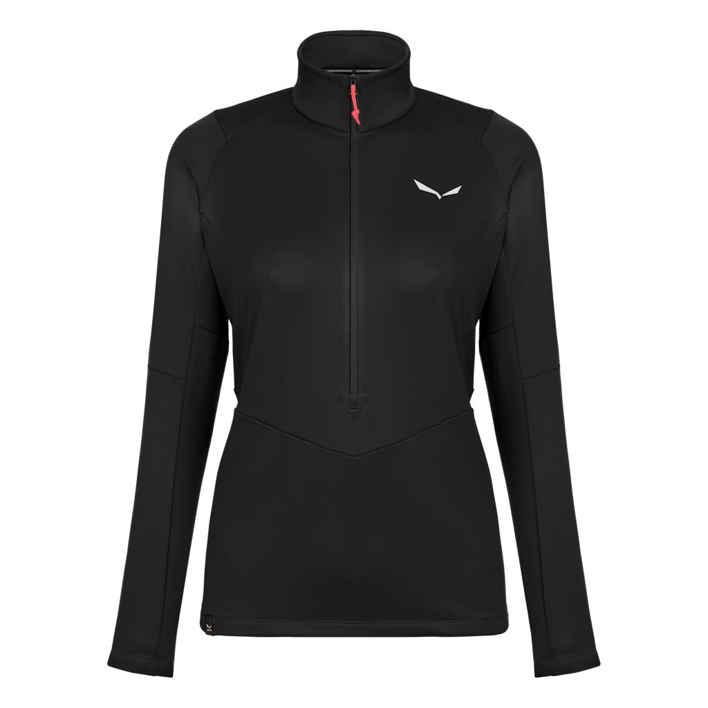 SALEWA - Puez Polarlite Half-Zip Fleece Damen - Schwarz (Gr.42)