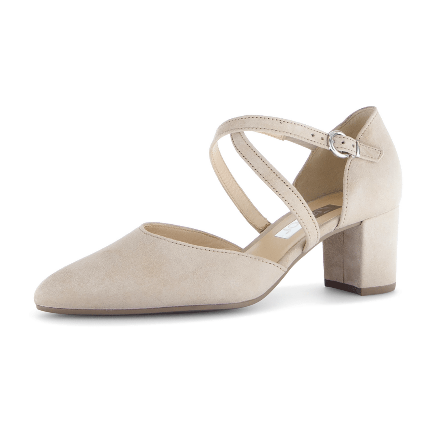 Gabor Spangenpumps für Damen, beige, Größe 35 EU / 2,5 UK