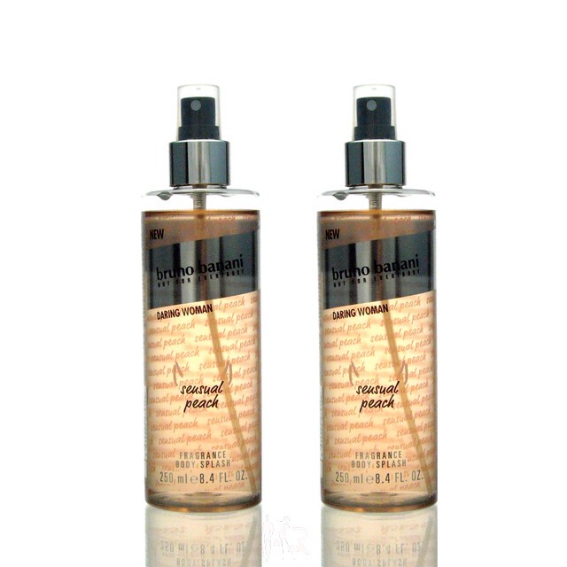 2x Bruno Banani Daring Woman Sensual Peach Body Splash 250 ml = 500 ml
