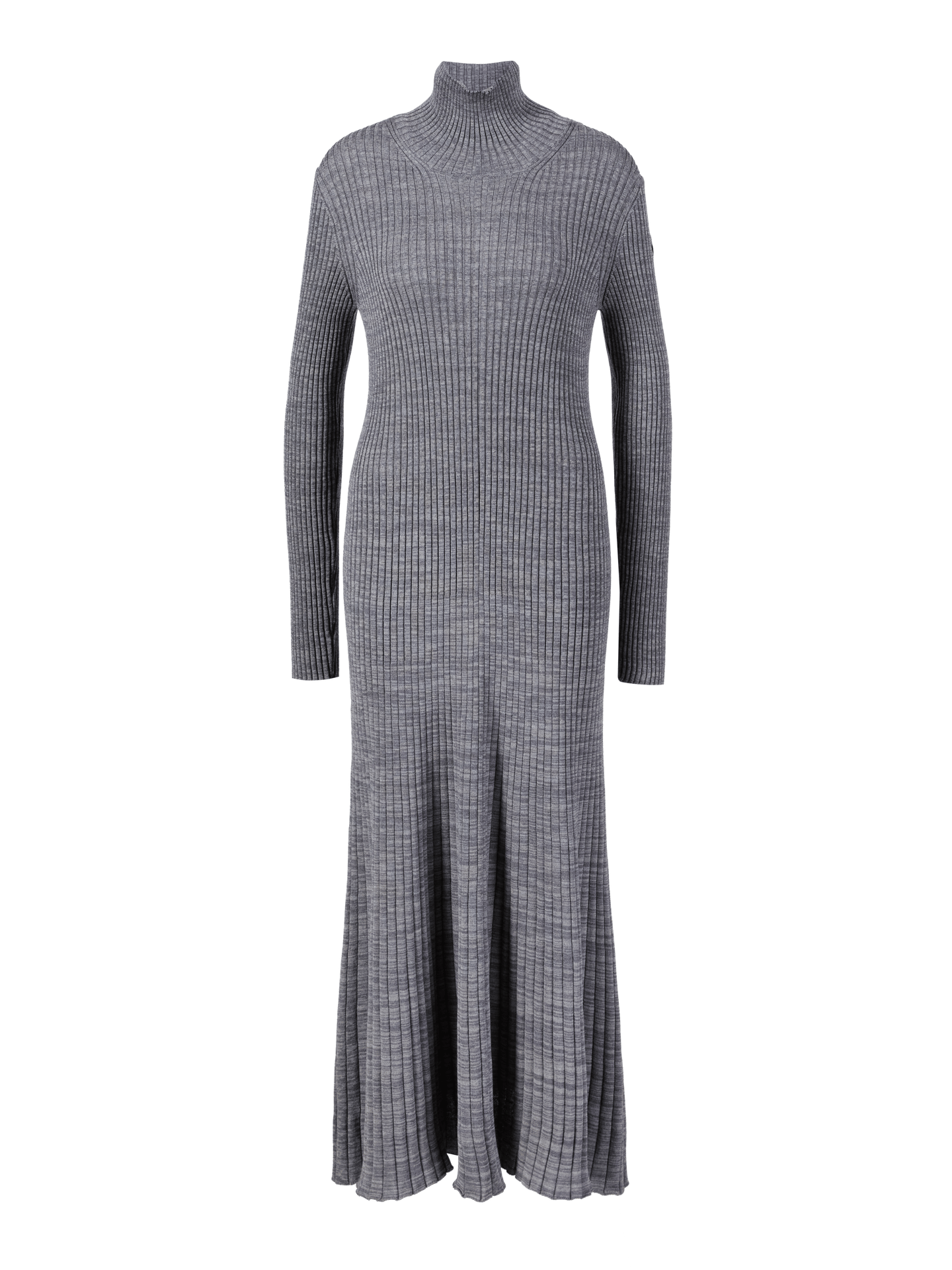 Woll-Strickkleid in Grau
