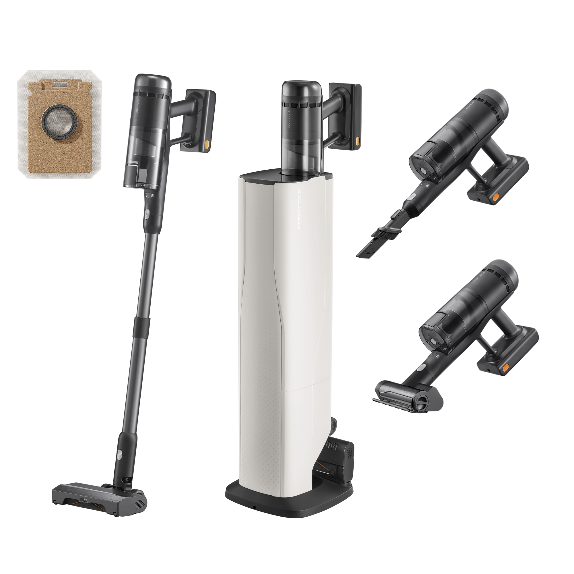 Roborock H60 Hub Ultra Akku-Staubsauger mit Absaugstation