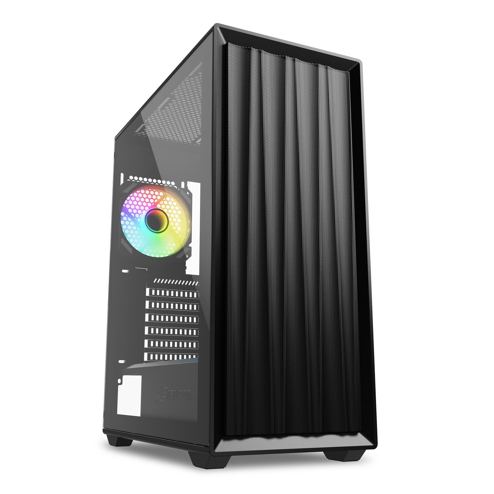 Sharkoon PC Gehäuse VK3 RGB Black ATX schwarz